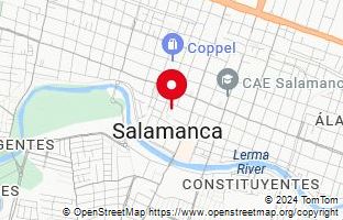 Map of Salamanca,Mexico